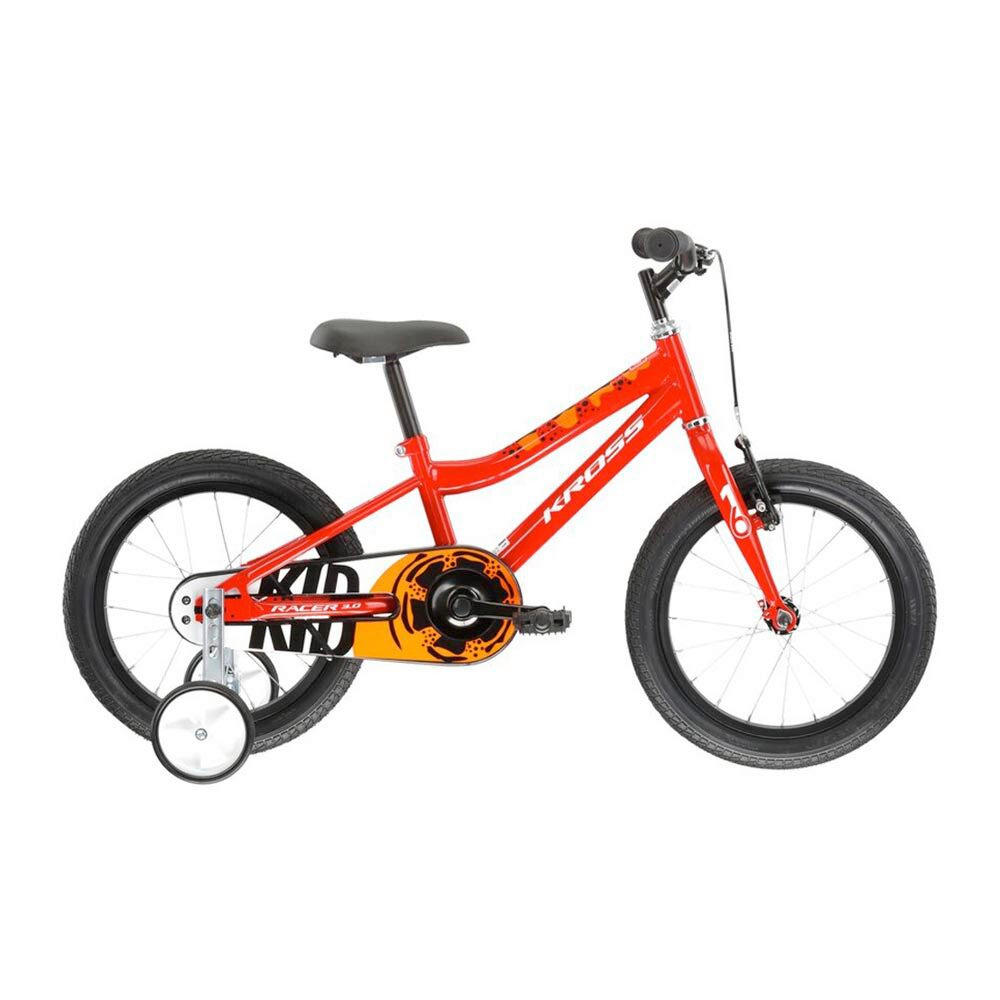 KINDERFAHRRAD 16 Zoll  - Rot/Orange, KONVENTIONELL, Metall (50/25/30cm)