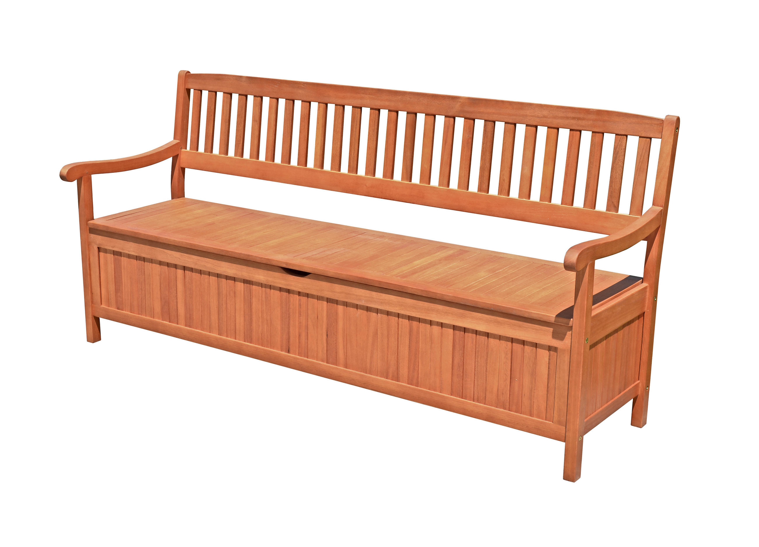 GARTENBANK 17/90/59 cm Eukalyptusholz   - Eukalyptusholzfarben/Braun, MODERN, Holz (17/90/59cm) - Gardenson