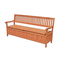 GARTENBANK 17/90/59 cm Eukalyptusholz   - Eukalyptusholzfarben/Braun, MODERN, Holz (17/90/59cm) - Gardenson