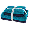 FROTTIERSET Batoni Set Blau 4-teilig  - Blau, Basics, Textil - Vossen