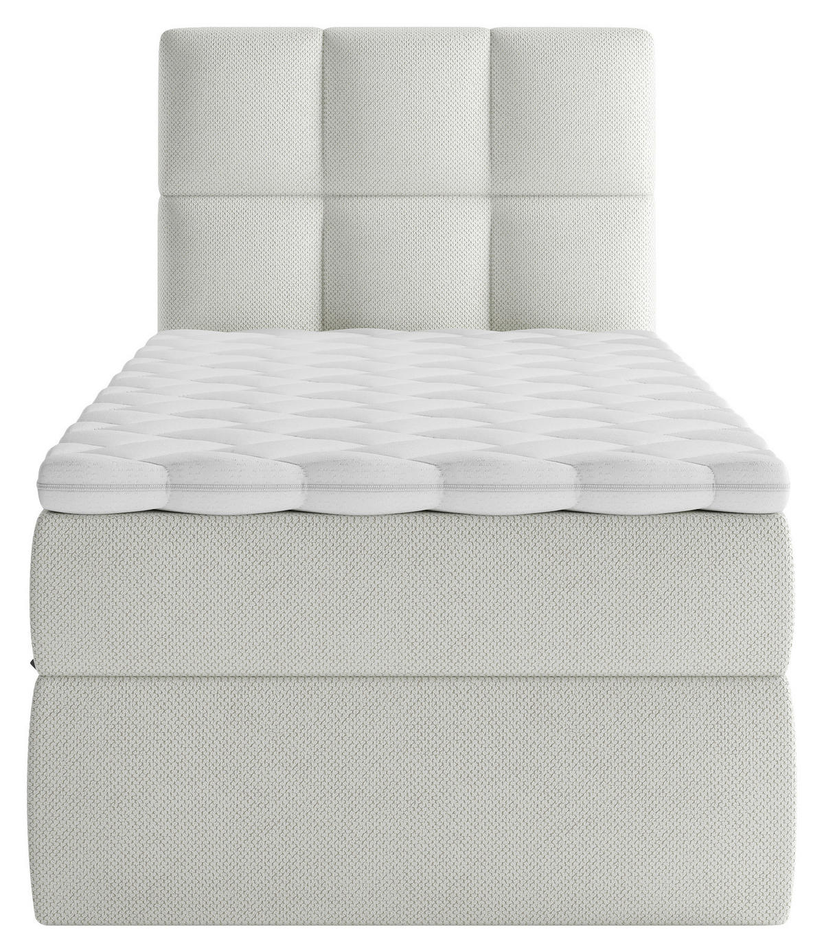 BOXBETT 90/200 cm  in Weiss  - Weiss, Modern, Holz/Holzwerkstoff (90/200cm) - MID.YOU