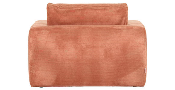 XXL-SESSEL - Schwarz/Orange, ROMANTIK / LANDHAUS, Kunststoff/Textil (120/67/140cm) - Landscape