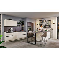 EINBAUKÜCHE DK305  - Weiß, Design, Holzwerkstoff - Dieter Knoll