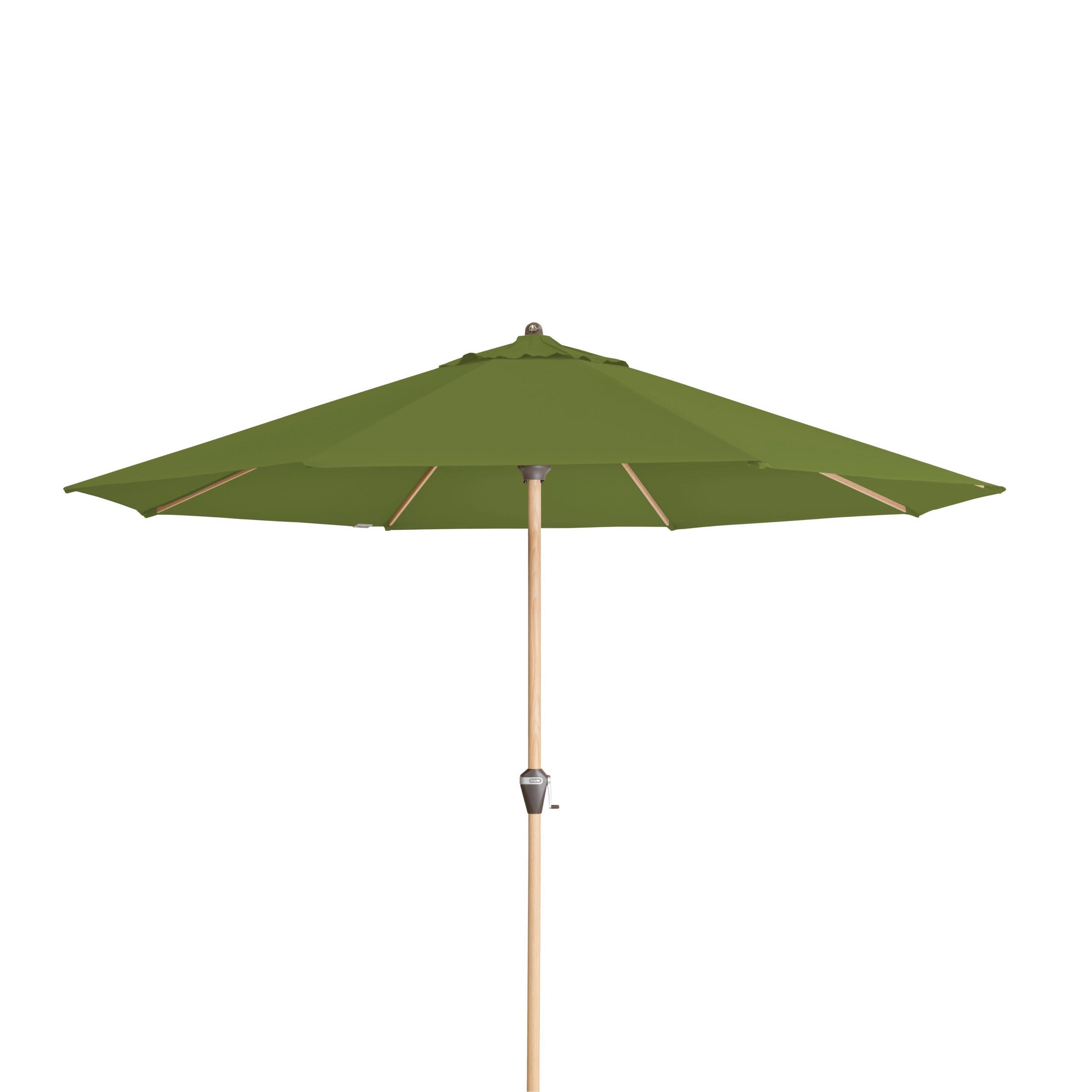 SONNENSCHIRM 350 cm   - Eschefarben/Grün, Design, Textil/Metall (350cm) - Doppler