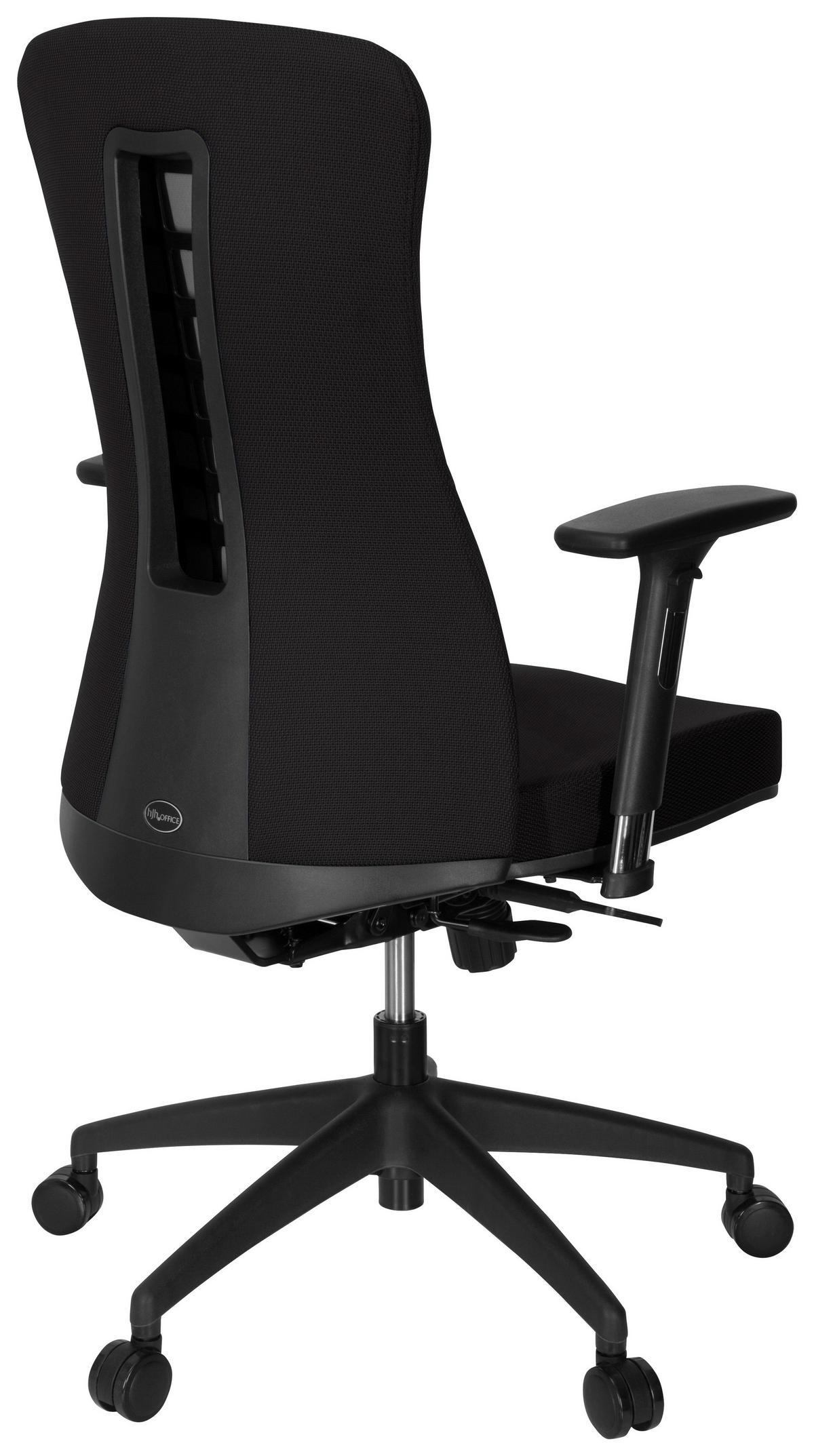 OTOČNÁ ŽIDLE, plochá tkanina, černá - černá, Moderní, textil/plast (69/115/52cm) - MID.YOU