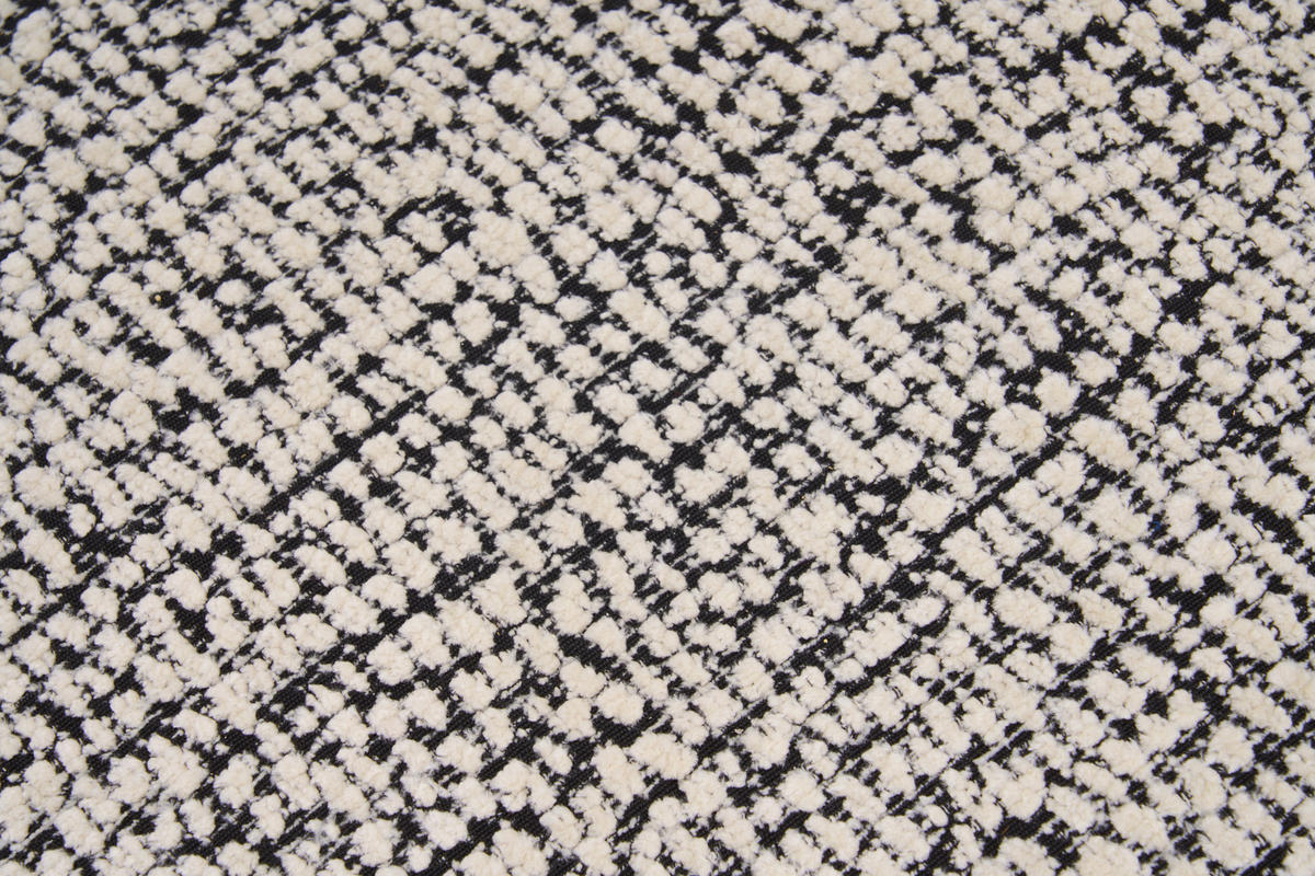 SESSEL in Leinenoptik Grau, Schwarz  - Schwarz/Grau, Design, Textil/Metall (75/79/76cm) - Xora