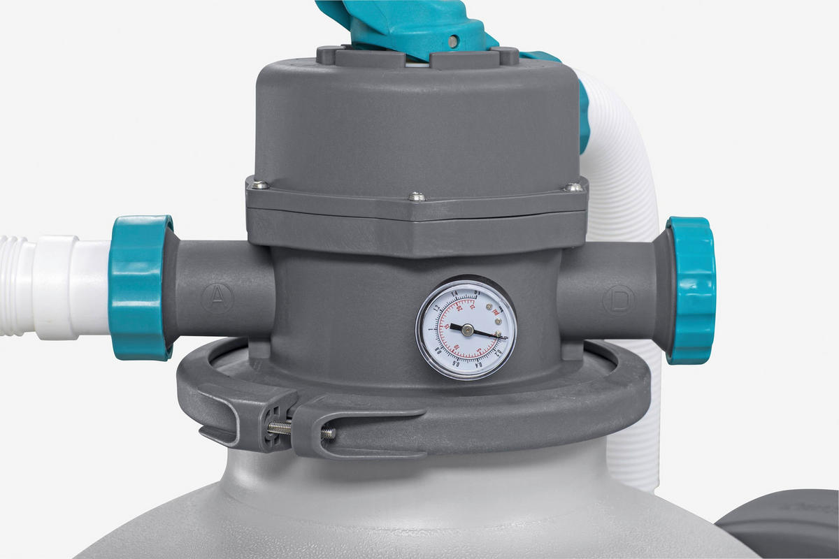 FILTERPUMPE FLOWCLEAR 58497GS  - Weiß/Orange, KONVENTIONELL, Kunststoff/Metall (60,3/42/65cm) - Bestway