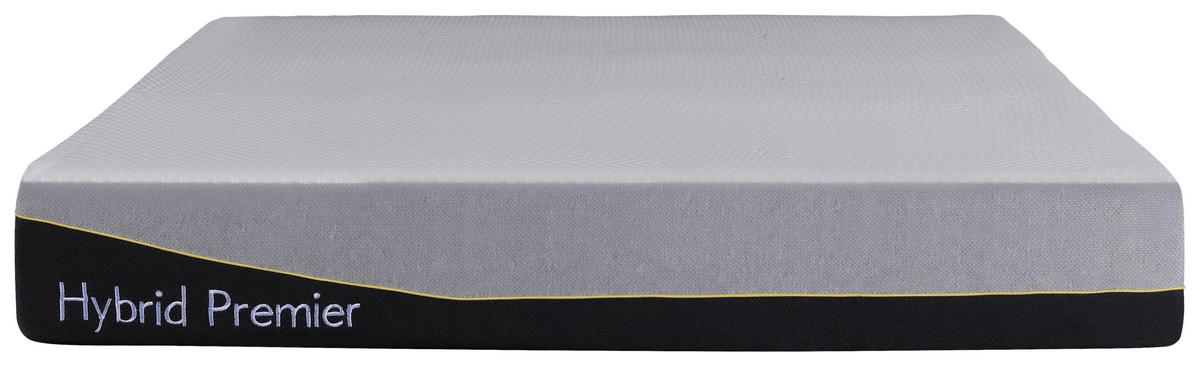 TASCHENFEDERKERNMATRATZE 120/200 cm H3 = fest  - Weiss, Basics, Textil (120/200cm) - Livetastic