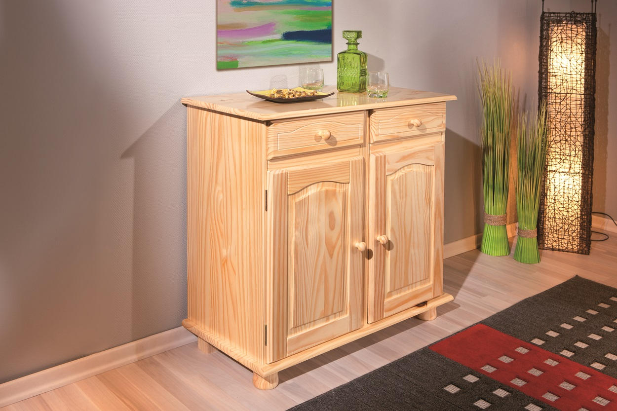 KOMMODE 88/87/43 cm  in Naturfarben  - Naturfarben, Lifestyle, Holz (88/87/43cm) - MID.YOU