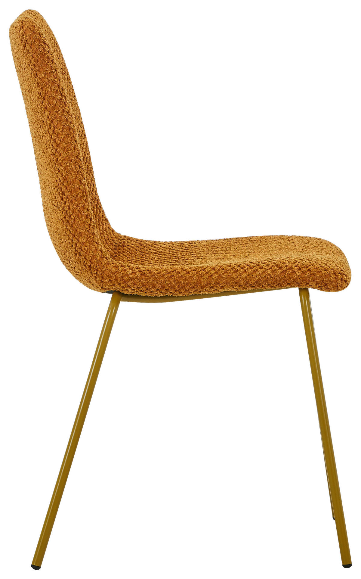 STUHL Webstoff Orange  - Orange, Design, Textil/Metall (45/86,5/57cm) - home24