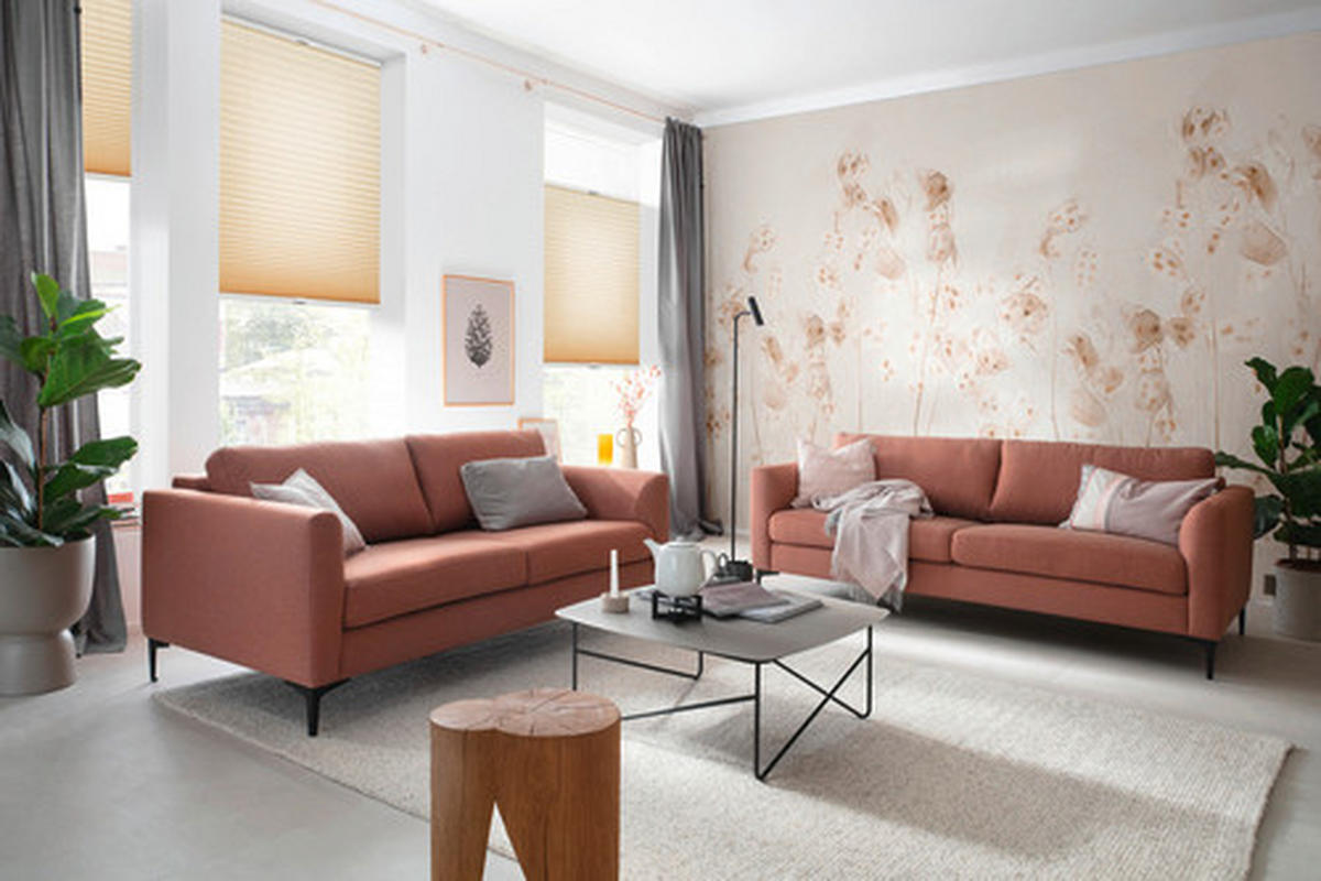 PLISSEE  blickdicht  80/130 cm    - Beige, Basics, Textil (80/130cm) - Schöner Wohnen