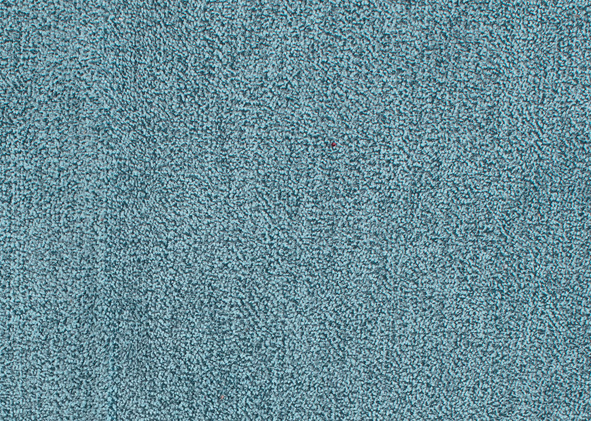 WOHNLANDSCHAFT in Chenille Blau  - Blau/Alufarben, Design, Textil/Metall (170/333/265cm) - Dieter Knoll