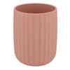ZAHNPUTZBECHER  - Altrosa, Basics, Kunststoff (7,5/10/7,5cm) - Wenko