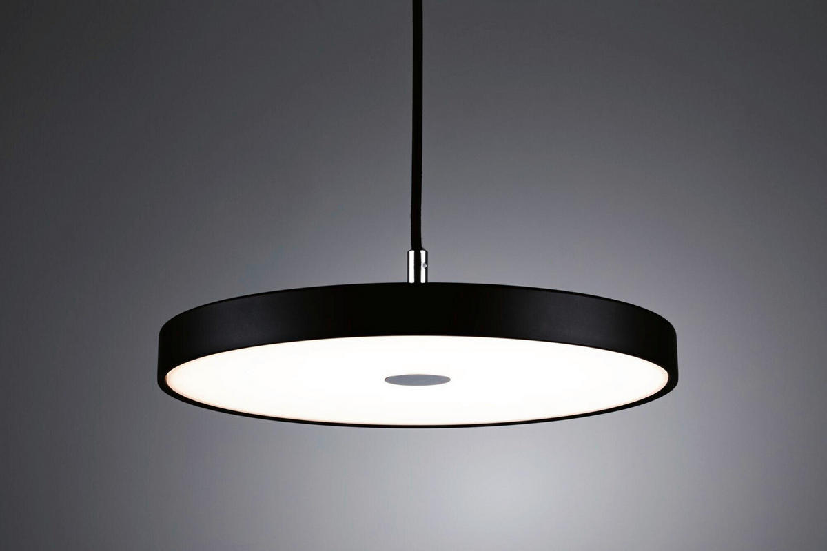 LED-PENDELLEUCHTE Hildor 31/135 cm   - Schwarz, Basics, Kunststoff/Metall (31/135cm) - Paulmann