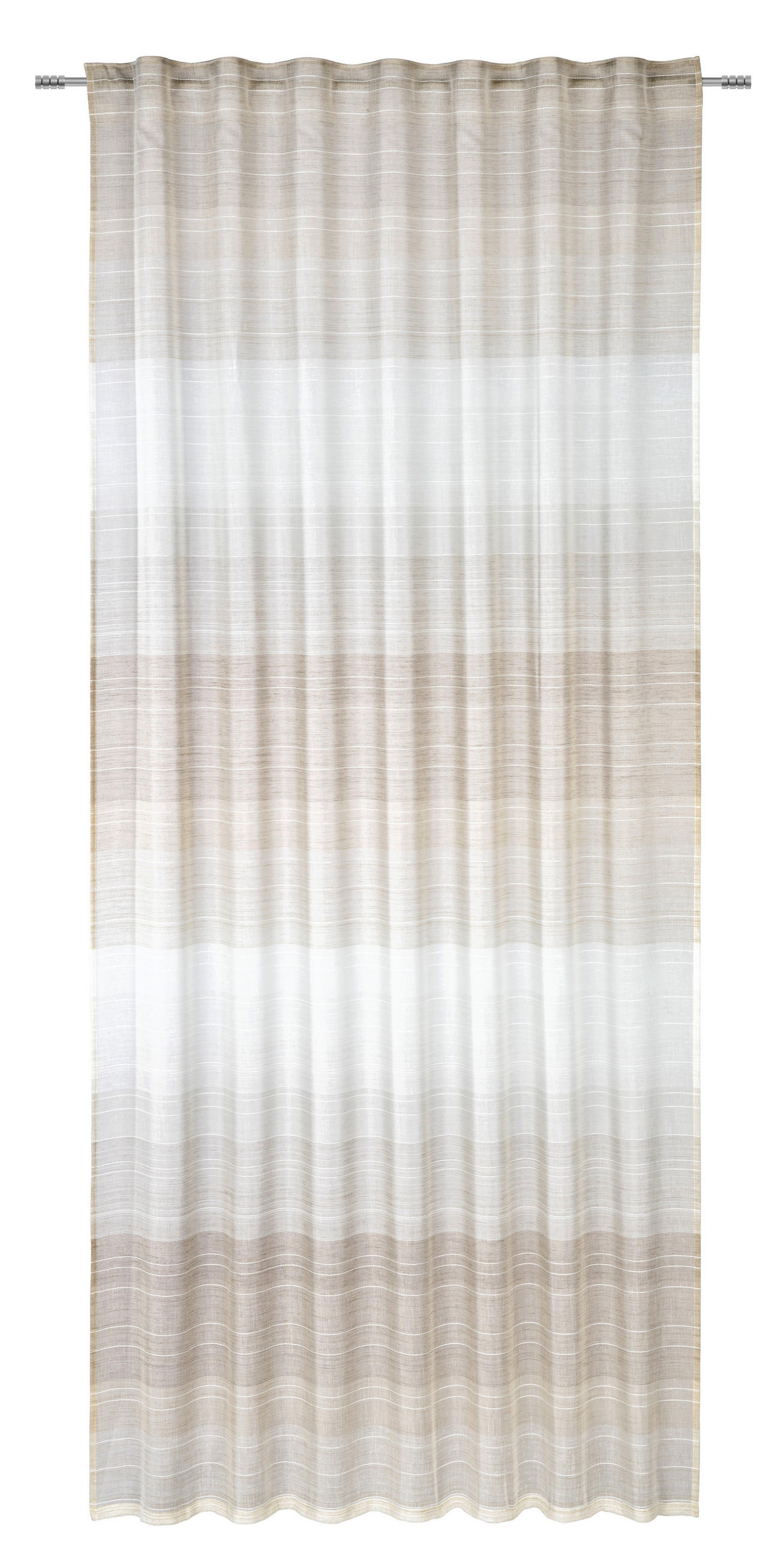 PERDEA CONFECțIONATĂ transparent  - bej, Design, plastic (140/245cm) - Esposa