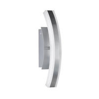 LED-WANDLEUCHTE Stiff   - Chromfarben/Alufarben, Design, Metall (36.5/7/11cm) - Fischer & Honsel