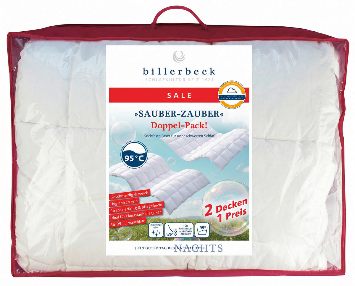 BETTENSET 135/200 cm  - Weiß, Basics, Textil (135/200cm) - Billerbeck