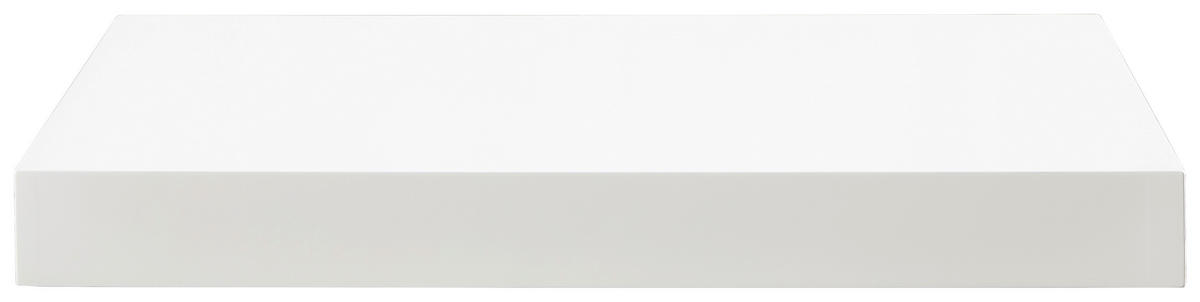 WANDBOARD Weiß Hochglanz  - Weiß Hochglanz, Basics, Holzwerkstoff (50/5/25cm) - Xora