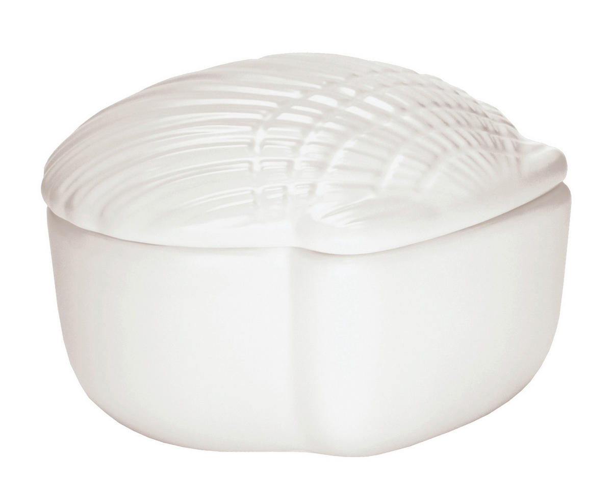 VATTAKORONGTARTÓ kerámia  - fehér, Basics, kerámia (11,2/8,4/11,9cm) - Kleine Wolke