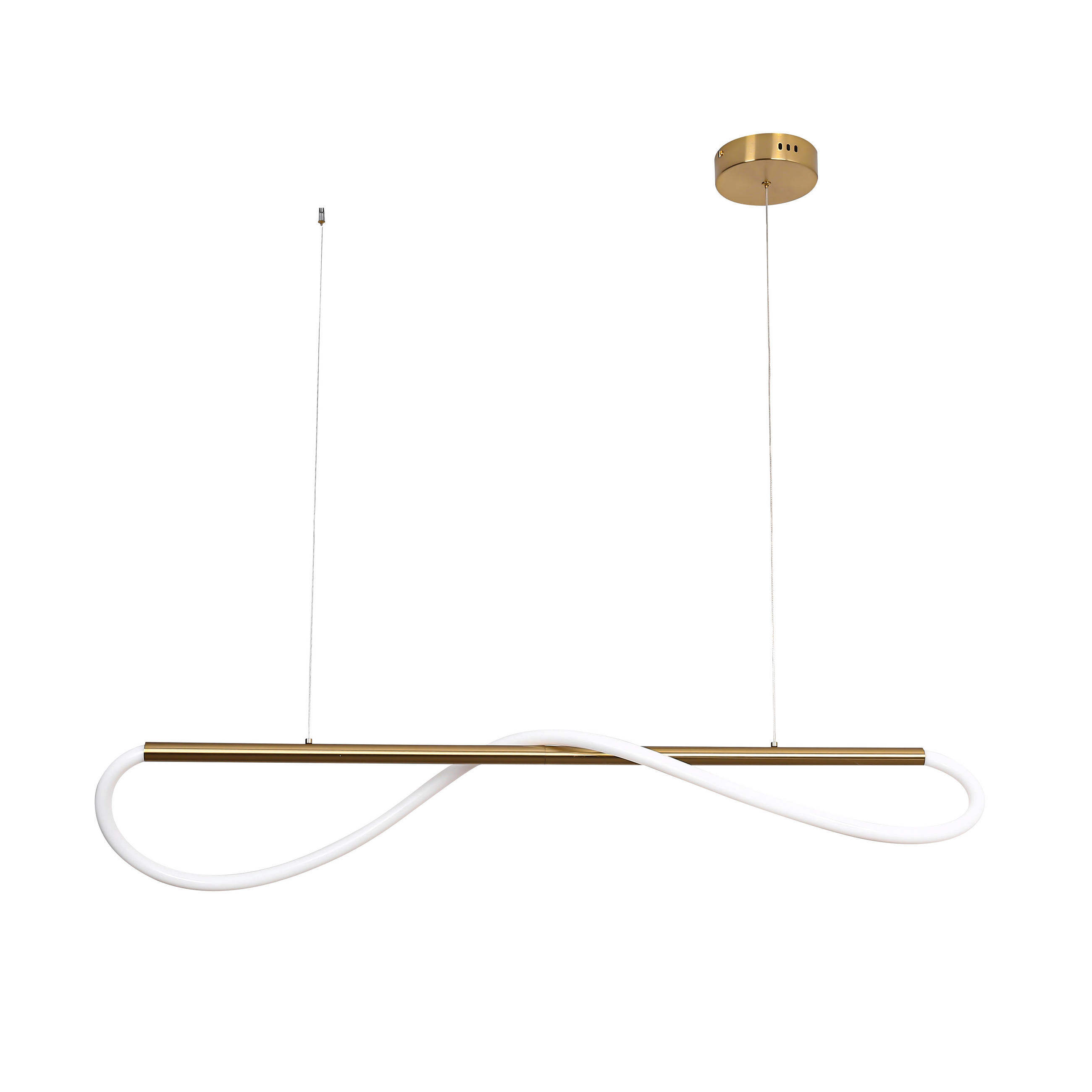 XXXLutz Led-Hängeleuchte Meleca Gold 15x130x160 cm