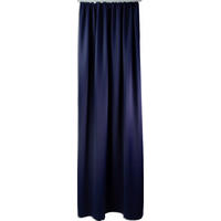 WÄRMESCHUTZVORHANG THERMOVORHANG Verdunkelung 140/245 cm   - Dunkelblau, Basics, Textil (140/245cm)