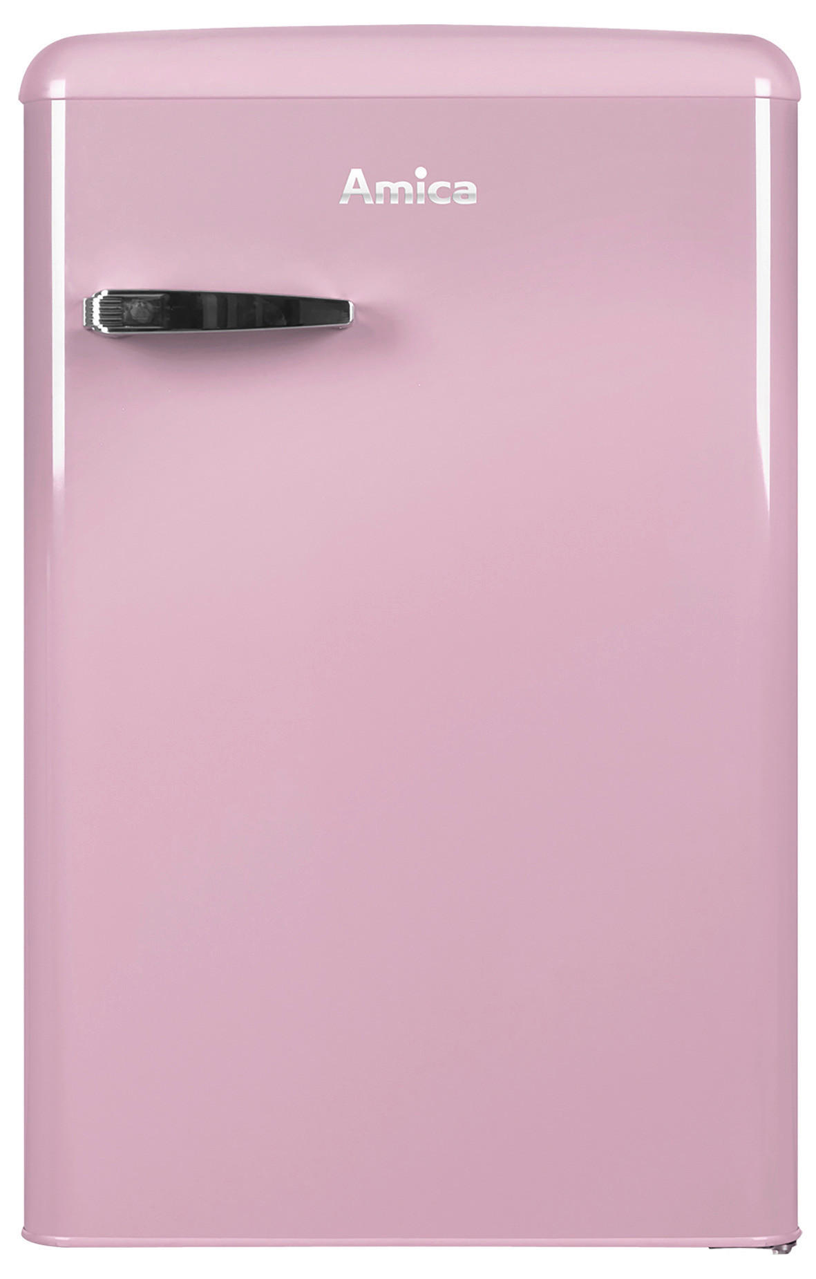 KÜHLSCHRANK 55/86/61,5 cm KS 15616 P  - Pink/Rosa, Basics, Glas/Metall (55/86/61,5cm) - Amica