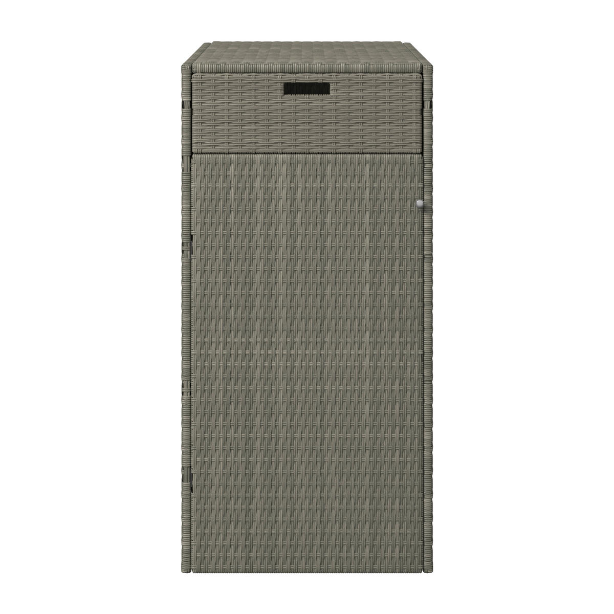 GARTENKOMMODE 55/111/55 cm  - Silberfarben/Grau, MODERN, Kunststoff/Metall (55/111/55cm) - Ambia Garden