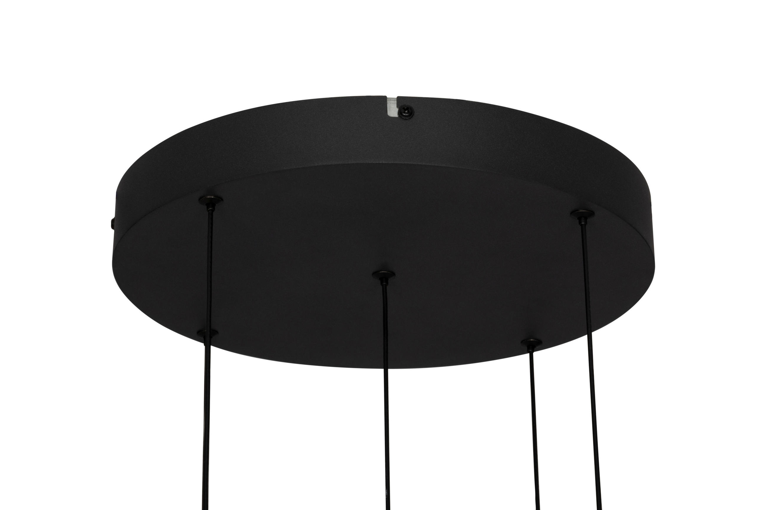 LED-HÄNGELEUCHTE Newark 44/150 cm   - Dunkelgrau, Design, Glas (44/150cm) - Dieter Knoll