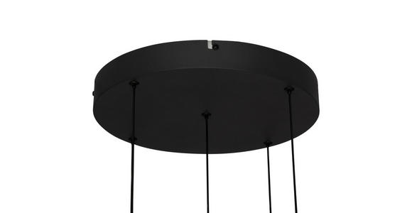 LED-HÄNGELEUCHTE Newark 44/150 cm - Dunkelgrau, Design, Glas (44/150cm) - Dieter Knoll