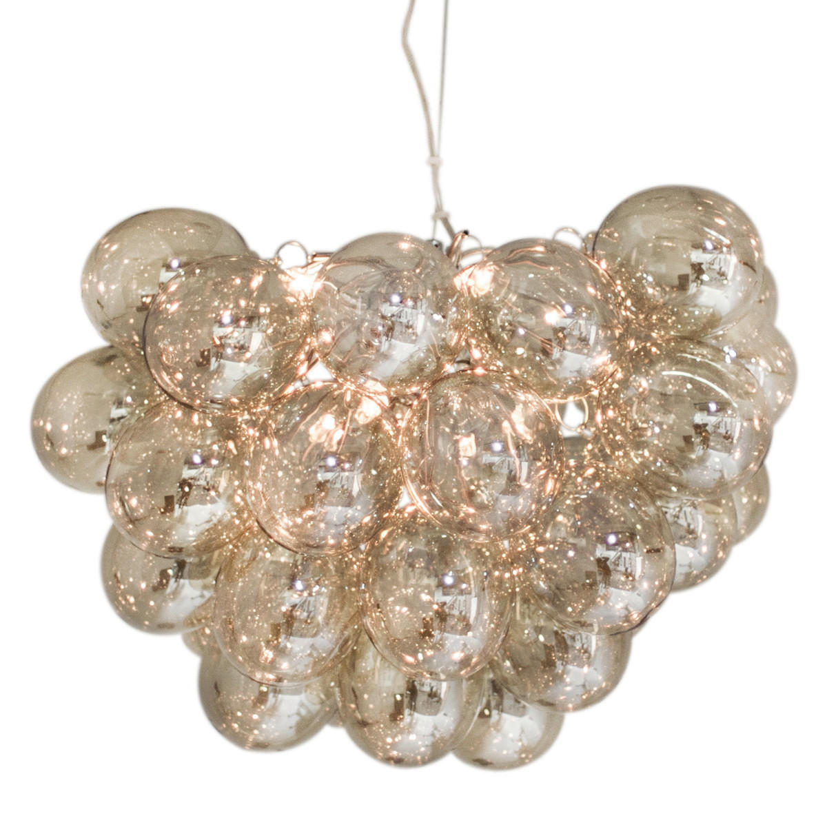 HÄNGELEUCHTE Gross 50/144 cm  - Bernsteinfarben, LIFESTYLE, Glas (50/144cm) - By Rydéns