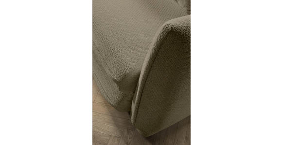 SCHLAFSOFA Struktur Olivgrün Zierkissen, Rückenkissen, Bettkasten, Schlaffunktion, Rücken echt, Liegefläche im Originalstoff  - Schwarz/Olivgrün, KONVENTIONELL, Kunststoff/Textil (237/94/117cm) - Carryhome