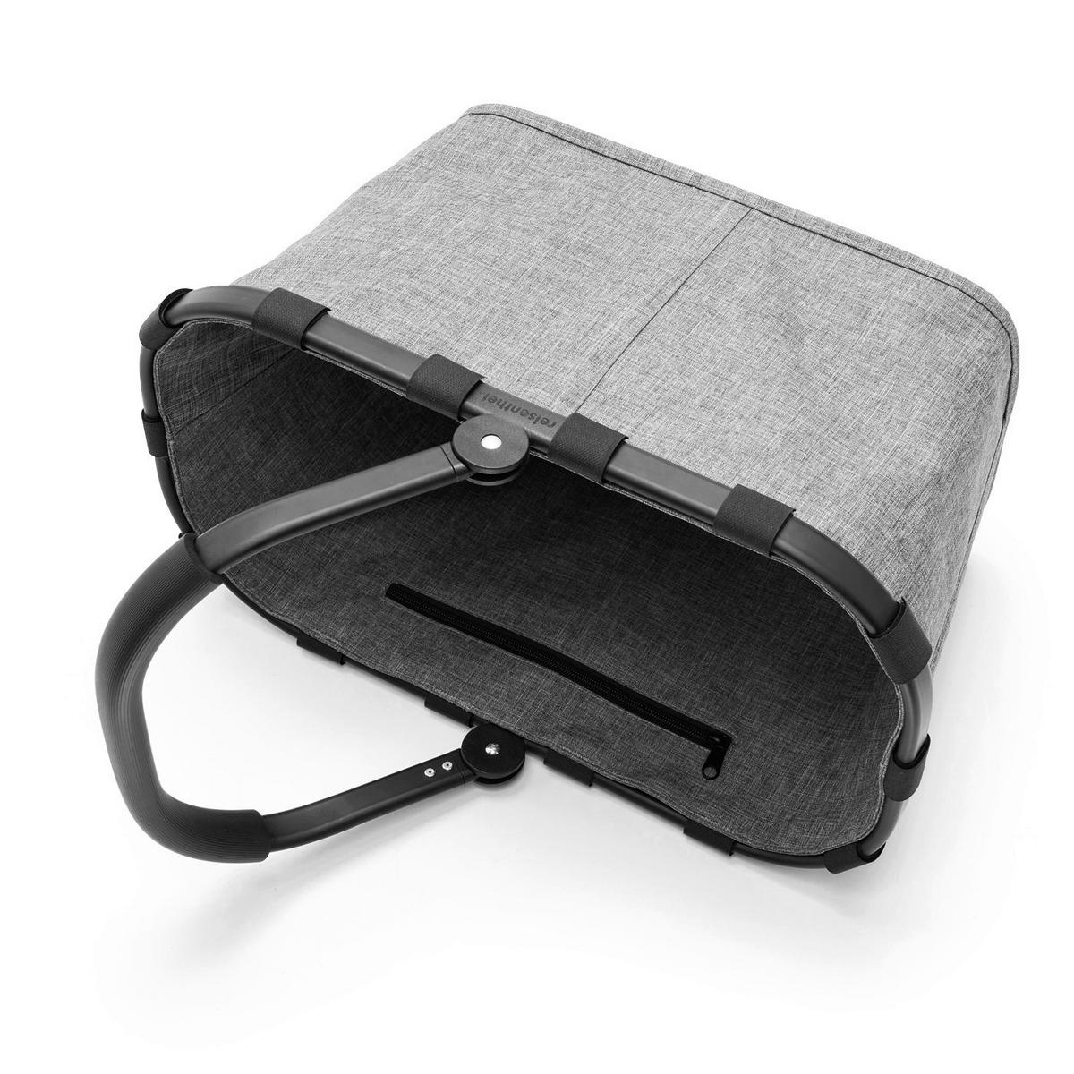 EINKAUFSKORB 22 L  - Grau, KONVENTIONELL, Textil/Metall (49/29/28cm) - Reisenthel