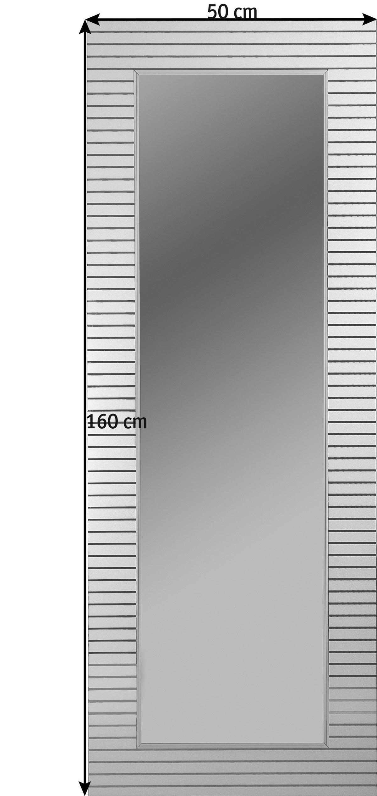 WANDSPIEGEL 50/160/0,3 cm  - Weiss, Design (50/160/0,3cm) - Xora