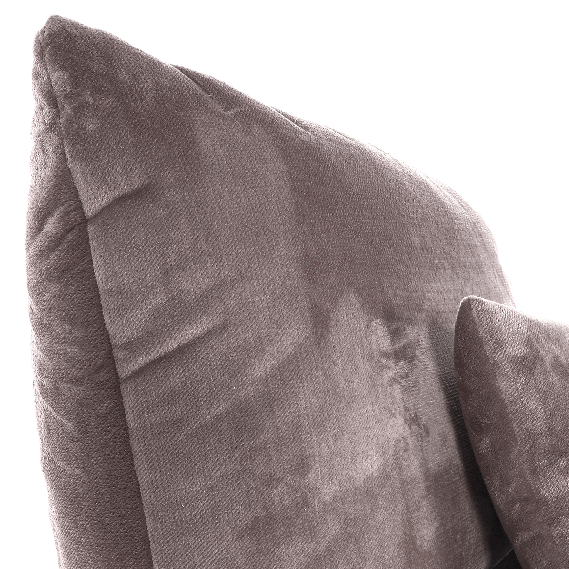 LIGGFÅTÖLJ i plysch lerfärgad  - lerfärgad/svart, Klassisk, textil/plast (100/86/166cm) - MID.YOU