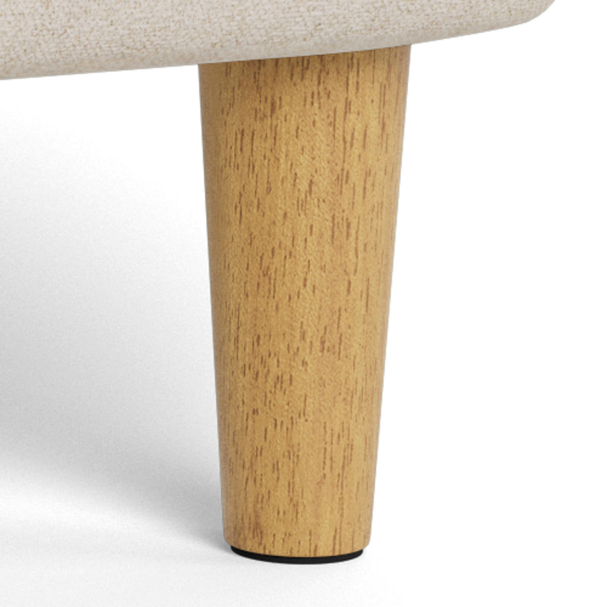 CHESTERFIELD-SESSEL Flachgewebe Beige  - Eichefarben/Beige, Trend, Holz/Textil (97/79/84cm) - Ambia Home