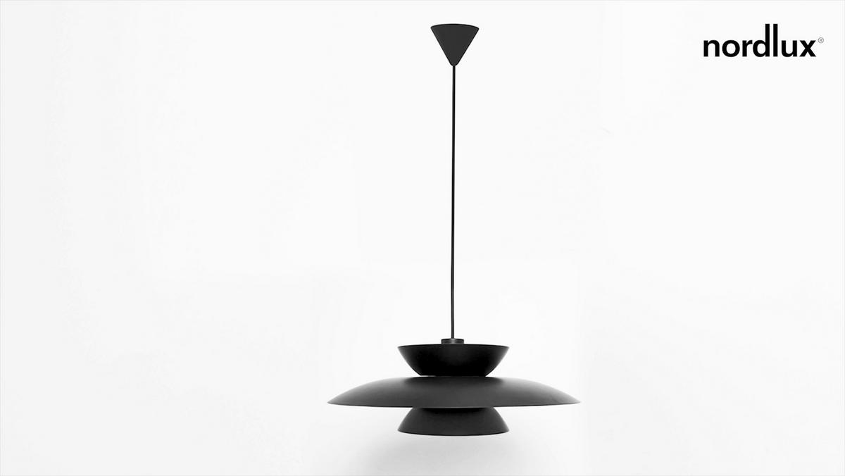HÄNGELEUCHTE 45/15 cm  - Schwarz, Design, Metall (45/15cm) - Nordlux