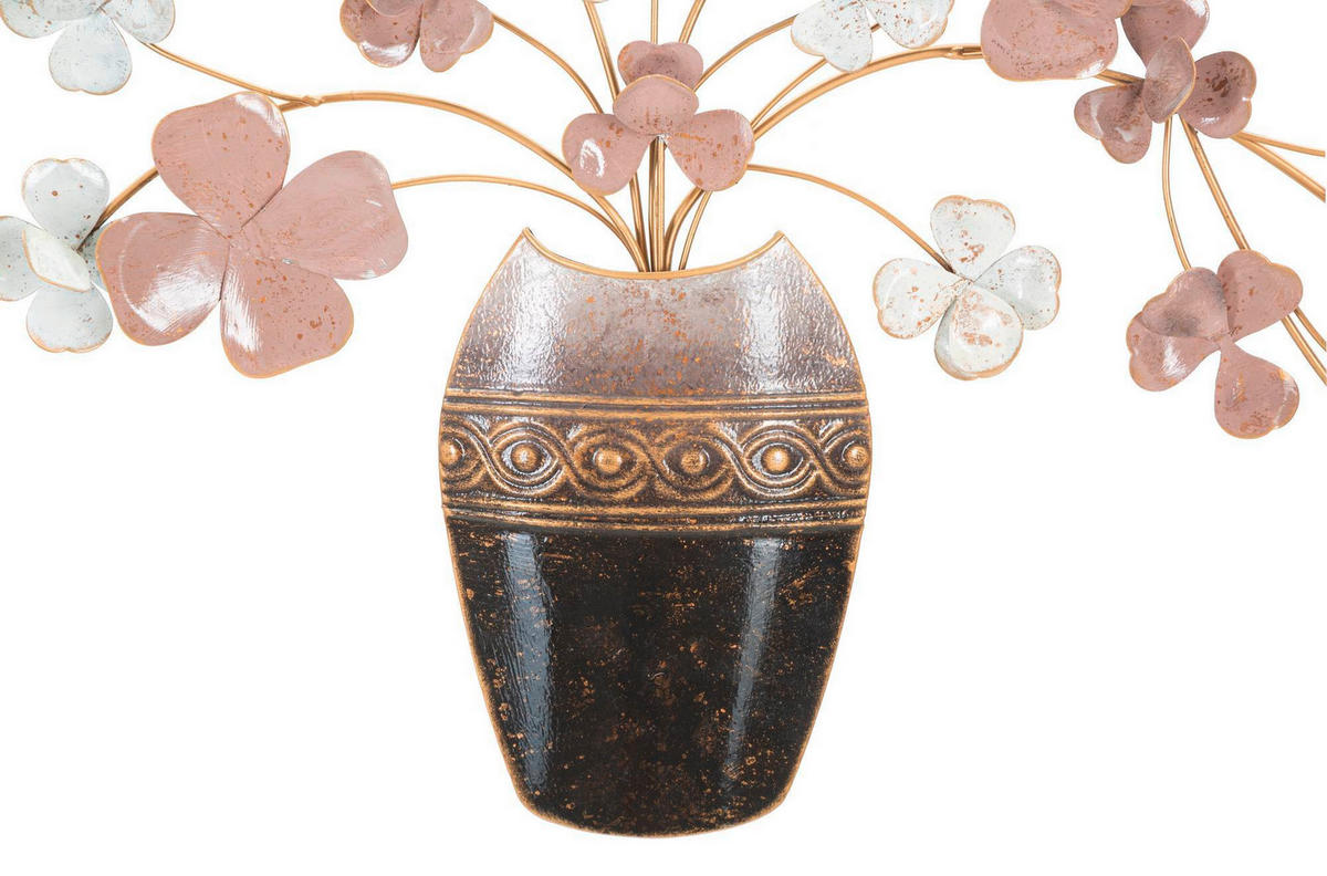 WANDDEKO  87.5/46/6 cm   - Goldfarben/Creme, Basics, Metall (87.5/46/6cm)