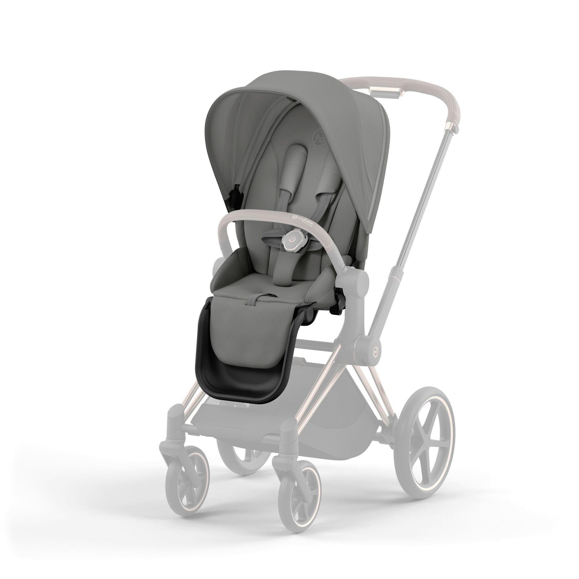 KINDERWAGENAUSSTATTUNG PRIAM  - Dunkelgrau, Basics, Kunststoff/Textil (92/60/109cm) - cybex PLATINUM