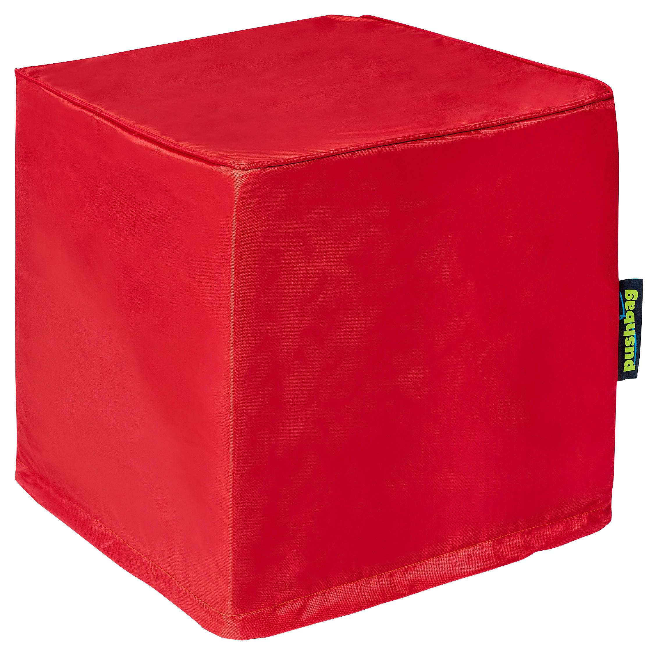 SITZSACK Uni - Rot, Basics, Kunststoff (40/40/40cm) - MID.YOU