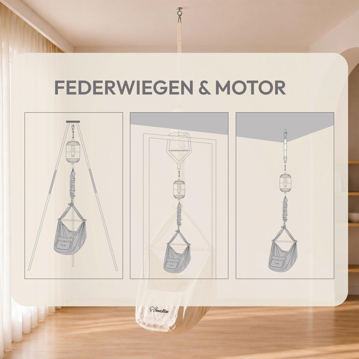 FEDERWIEGENZUBEHÖR  16/12,5/21 cm  - Beige, Basics, Kunststoff (16/12,5/21cm)
