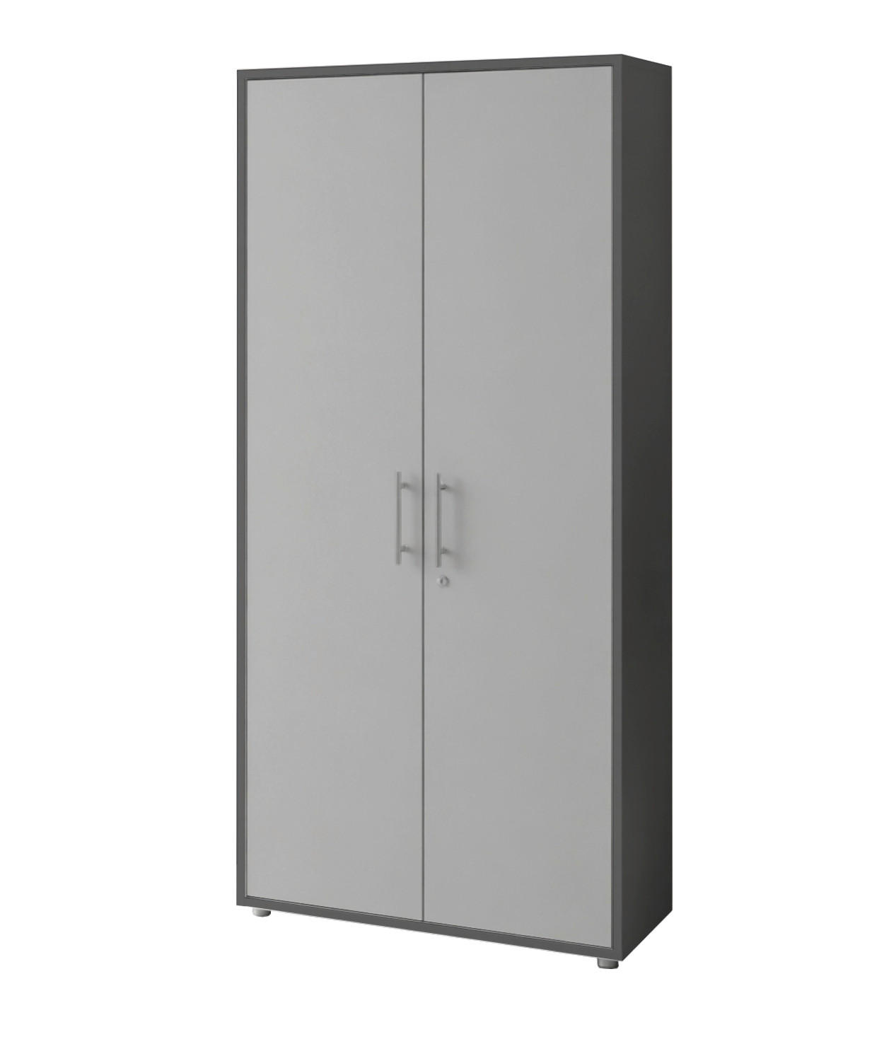 AKTENSCHRANK 84,4/185,6/33 cm  - Anthrazit/Hellgrau, MODERN, Holzwerkstoff (84,4/185,6/33cm) - MID.YOU