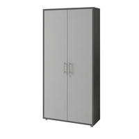 AKTENSCHRANK Anthrazit, Grau  - Anthrazit/Hellgrau, MODERN, Holzwerkstoff (84,4/185,6/33cm) - MID.YOU