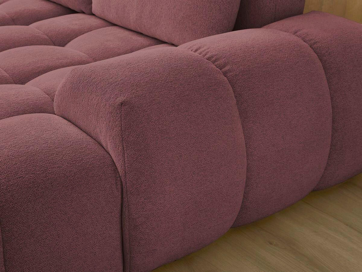 ECKSCHLAFSOFA EVEREST  mit Rücken echt, Armteil links, Armteil rechts Flachgewebe Rot  - Rot/Schwarz, MODERN, Kunststoff/Textil (423/212/90cm)