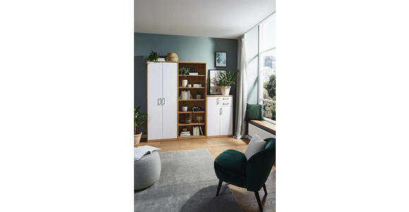 REGAL in 72/148/36 cm Eichefarben - Eichefarben, KONVENTIONELL, Holzwerkstoff (72/148/36cm) - Xora