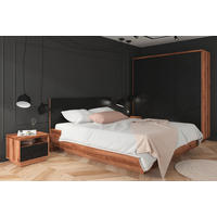 NACHTTISCH  in Schwarz, Eichefarben  - Eichefarben/Schwarz, MODERN, Holzwerkstoff/Kunststoff (50/42,5cm) - MID.YOU