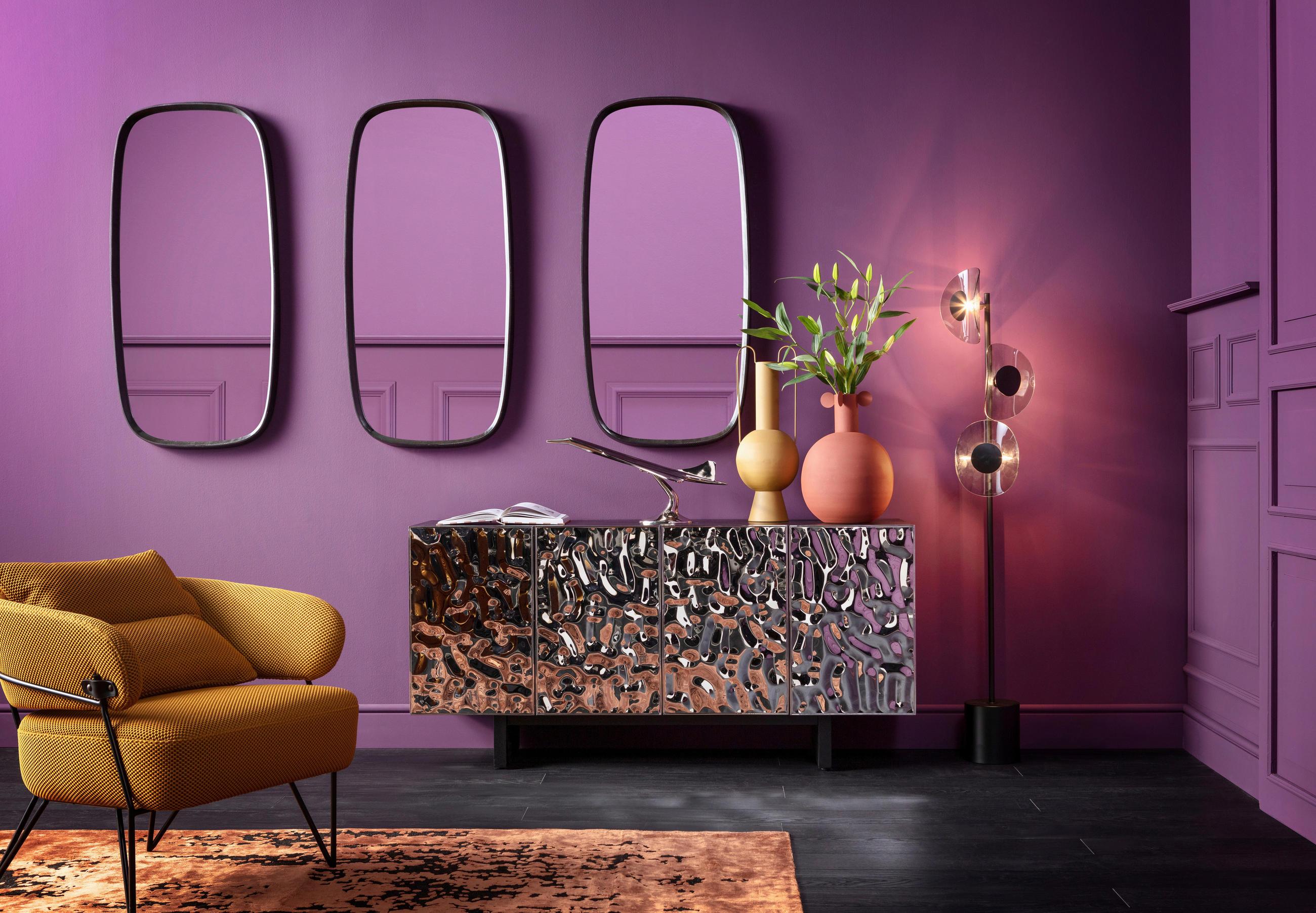 SIDEBOARD  in 160/78/45 cm  - Eschefarben/Silberfarben, Holz/Metall (160/78/45cm) - Kare-Design