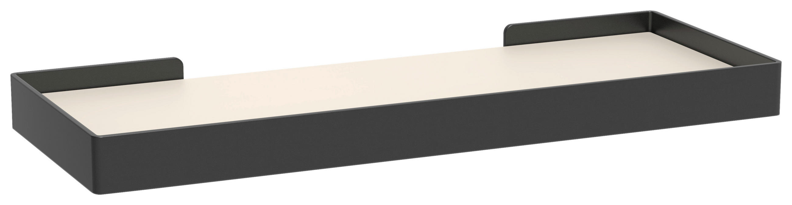 Xora Wandboard Schwarz, Kaschmir 40x3x15 cm