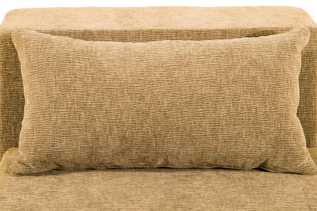 SOFAELEMENT in Leinenoptik Gelb  - Gelb, Design, Textil (82/64/95cm) - P & B