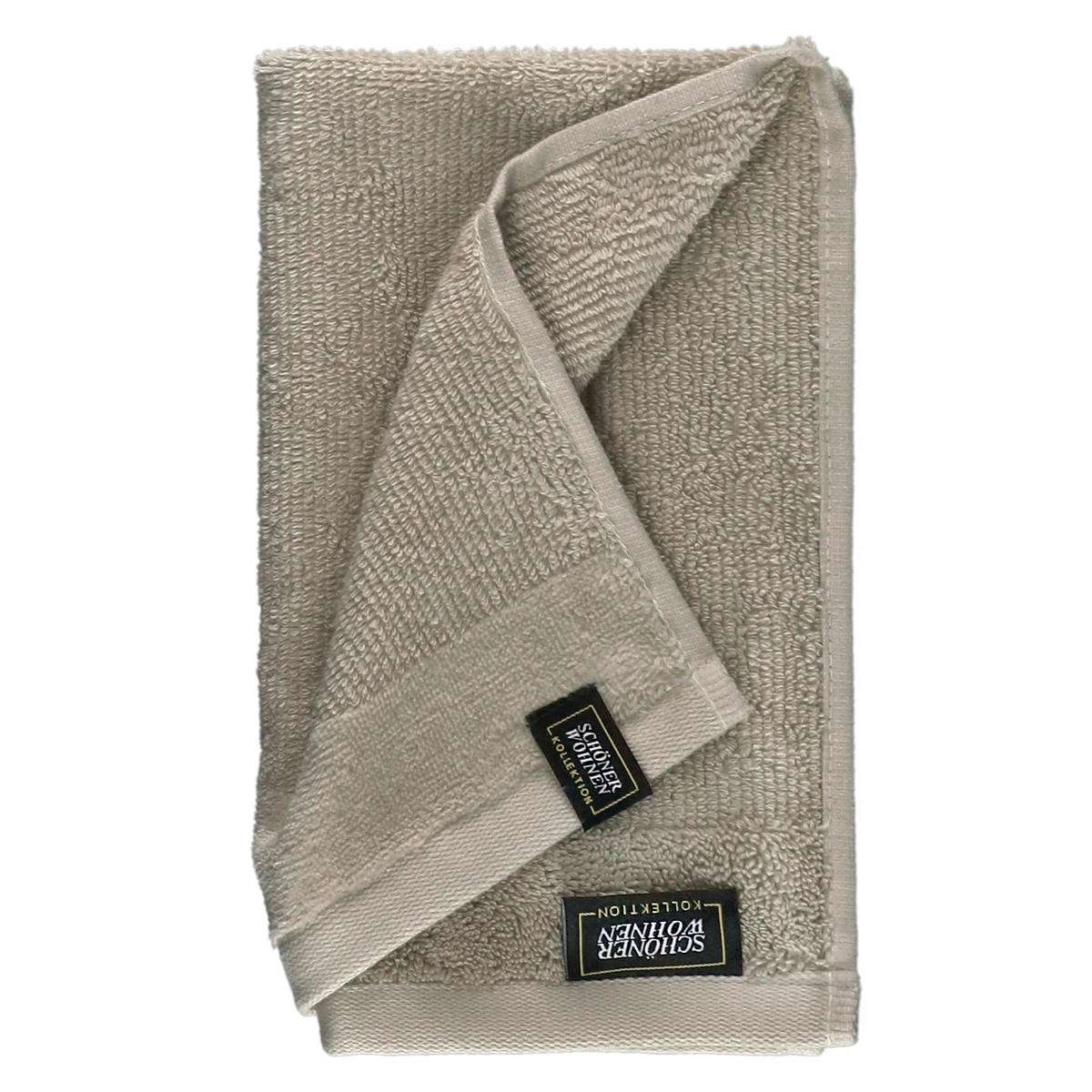 FROTTIERSET SW-Sense Anthrazit, Sandfarben 5-teilig  - Sandfarben/Anthrazit, Basics, Textil (70x140/50x100cm) - Schöner Wohnen