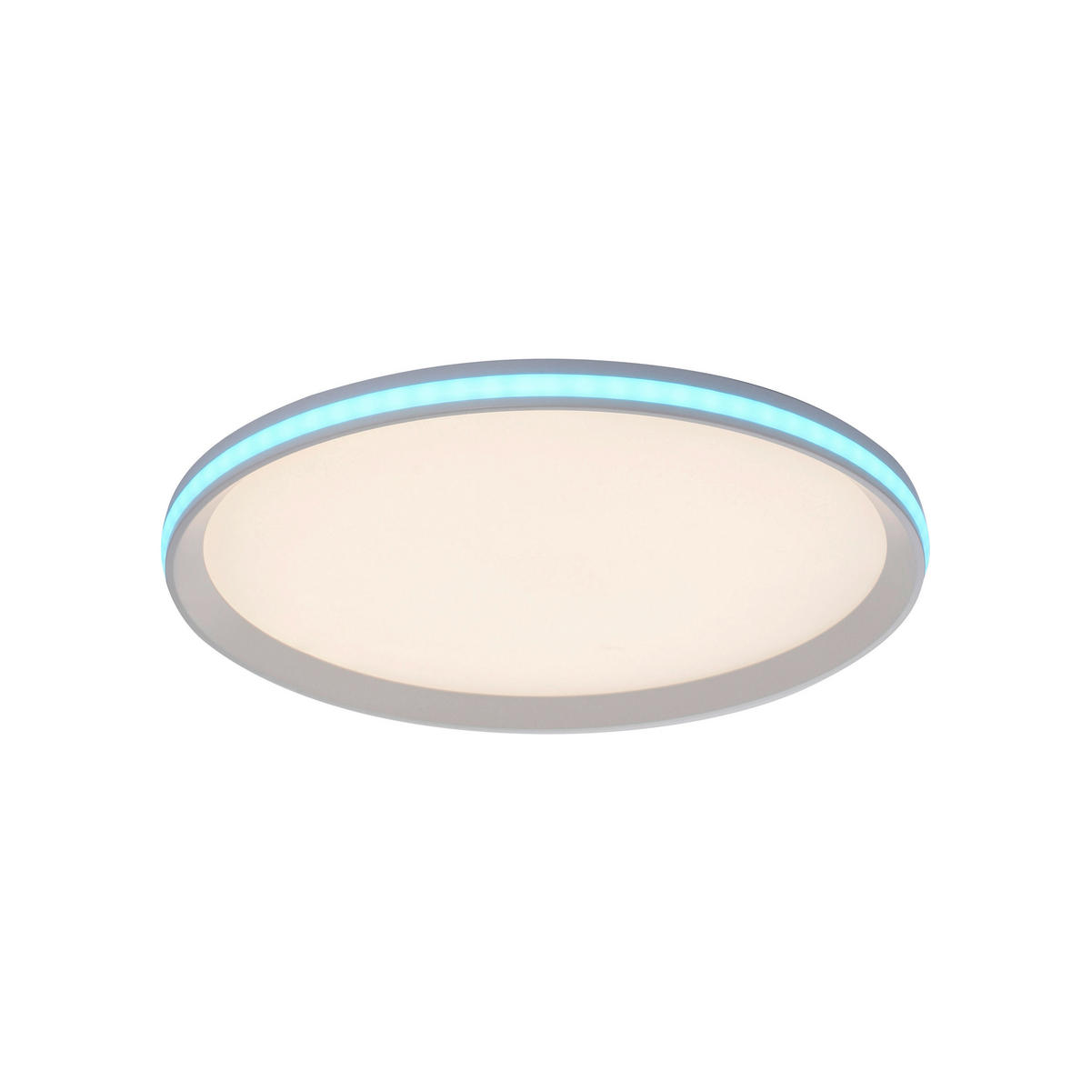 LED-Deckenleuchte 45/45/6 cm   - Weiß, Design, Kunststoff/Metall (45/45/6cm) - Globo